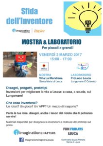 Scopri di più sull'articolo Sfida dell’ Inventore 3 marzo 17