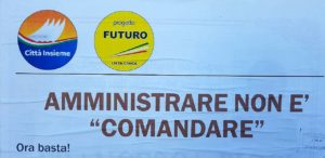 Scopri di più sull'articolo Gruppi Opposizione di Castrignano : AMMINISTRARE NON E’ “COMANDARE”