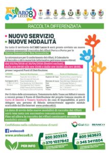 Scopri di più sull'articolo Nuova Modalità raccolta rifiuti e distribuzione kit