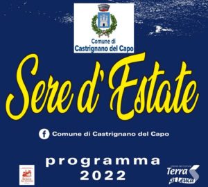 Scopri di più sull'articolo Programma Estate 2022 Comune di Castrignano del Capo – Leuca