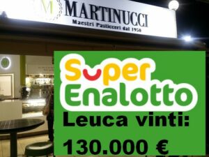 Scopri di più sull'articolo Leuca vinti 130.000€ al Superenalotto giocato al Bar Martinucci