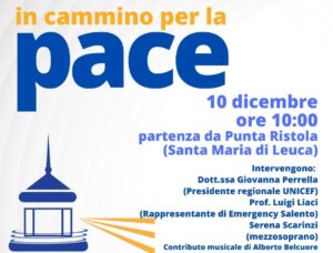 Scopri di più sull'articolo Dal faro di Santa Maria di Leuca ‘In cammino per la Pace’