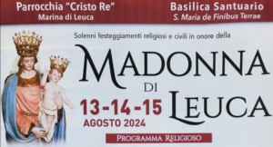 Scopri di più sull'articolo Festa MADONNA DI LEUCA13-14-15 AGOSTO 2024