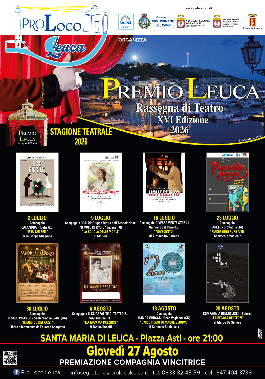 Al momento stai visualizzando Premio Leuca 2026